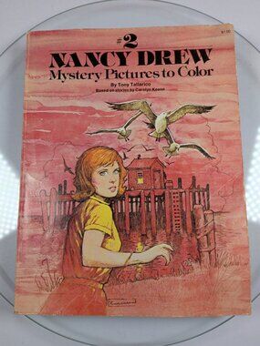 Nancy Drew Mystery Pictures to Color #2 by Tallarico (1977 Vintage Coloring PB)